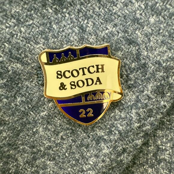Scotch & Soda Blazer Jacket Dark Navy Blue Mens XL - Picture 7 of 12